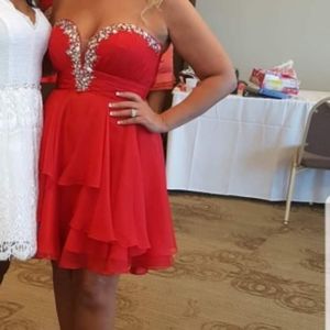 Short dress for homecoming or pageants